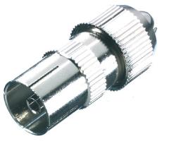 Vivanco coaxial connector, metal (48012)