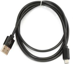Omega cable microUSB Metal 1m, black (44208)