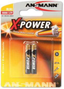 Ansmann battery X-Power LR8 AAAA 2pcs | 1510-0005