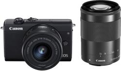 Canon EOS M200 + EF-M 15-45mm + 55-200mm IS STM, black | 3699C018