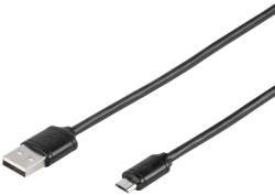 Vivanco cable microUSB - USB 1m, black (35815)