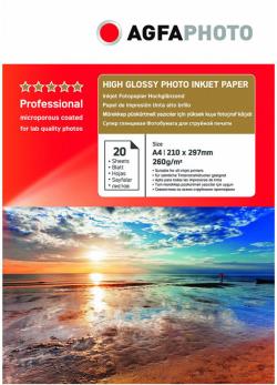 Agfaphoto photo paper A4 Professional High Glossy 260g 20 sheets | AP26020A4N