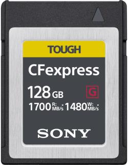 Sony memory card CFexpress 128GB Type B Tough | CEBG128.SYM