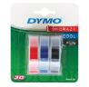 Dymo embossing tape 3D 9mm 3m 3tk p/s/m
