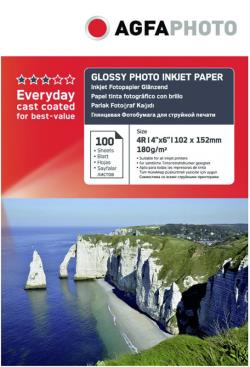 Agfaphoto photo paper 10x15 Glossy 180g 100 sheets | AP180100A6