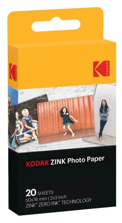 Kodak photo paper Zink 2x3 20 sheets | RODZ2X320