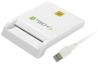 Techly smart card reader USB 2.0, white