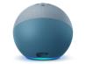 Amazon smart speaker Echo 4, blue/grey