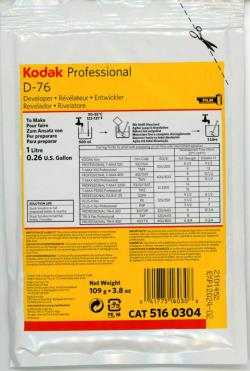 Kodak developer D-76 1L (powder) | 5160304