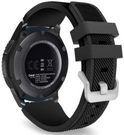 Tech-Protect watch strap SmoothBand Samsung Galaxy Watch 46mm, black | 5906735412475