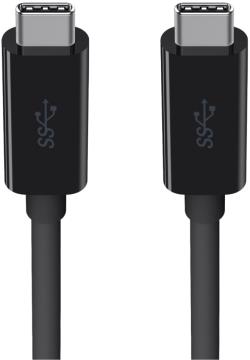 Belkin cable USB-C - USB-C Monitor 2m, black | F2CU049BT2M-BLK