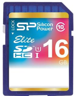Silicon Power memory card SDHC 16GB Elite | SP016GBSDHAU1V10