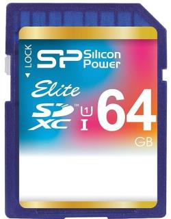 Silicon Power memory card SDXC 64GB Elite | SP064GBSDXAU1V10