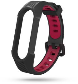 Tech-Protect watch strap Armour Xiaomi Mi Band 7, black/red | 9589046923579