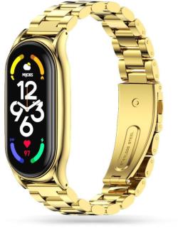Tech-Protect watch strap Stainless Xiaomi Mi Band 7, gold | 9589046923500