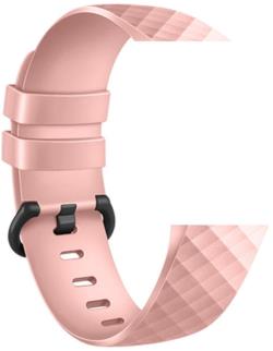 Devia watch strap Deluxe Sport Fitbit Charge 3/4 L, pink | 6938595350788