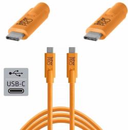 Tether Tools Pro cable USB-C - USB-C 4,6m, orange | CUC15-ORG