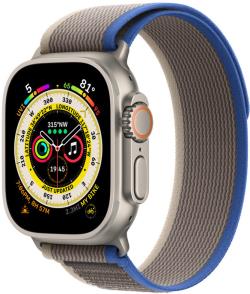 Apple Watch Ultra GPS + Cellular 49mm Trail Loop M/L, blue/gray (MQFV3EL/A)