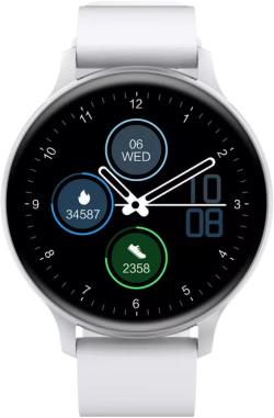 Canyon smart watch Badian SW-68SS, white/silver | 5291485009090