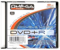 Omega Freestyle DVD+R DL Double Layer printable 8.5GB 8x slim | 40678