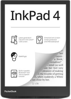 PocketBook e-reader InkPad 4 7,8" 32GB, black | PB743G-U-WW