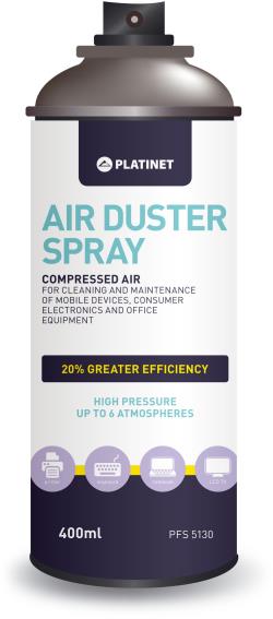 Platinet compressed air PFS5130 400ml | 42610