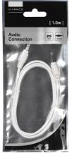 Vivanco cable 3.5mm - 3.5mm 1m, white (35811)