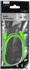 Vivanco cable 3.5mm - 3.5mm 1m, green (35813)