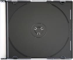 Omega CD case Slim, black (56622)