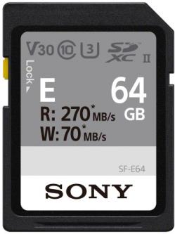 Sony memory card SDXC 64GB E UHS-II U3 V30 | SFE64A.AE