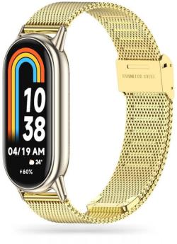 Tech-Protect watch strap MilaneseBand Xiaomi Smart Band 8, gold | 9490713935149