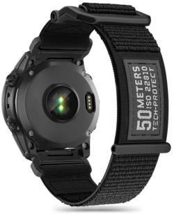 Tech-Protect watch strap Scout Garmin fenix 5/6/6 Pro/7, black | 9319456605525