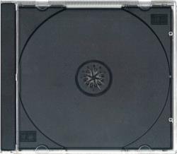 Omega CD case Jewel PL, black | 5907595452724