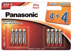 Panasonic Pro Power battery LR03PPG/8B (4+4pcs) | LR03PPG/8BW 4+4F