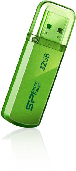 Silicon Power flash drive 32GB Helios 101, green | SP032GBUF2101V1N