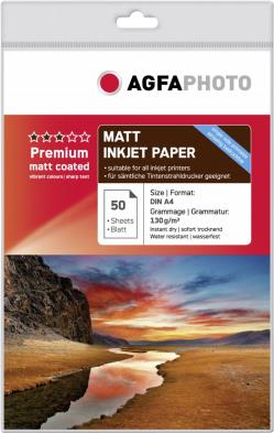 Agfaphoto photo paper A4 Premium matte 130g 50 sheets | AP13050A4M
