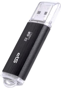 Silicon Power flash drive 32GB Blaze B02 USB 3.2, black | SP032GBUF3B02V1K