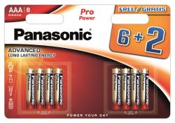 Panasonic Pro Power battery LR03PPG/8B (6+2)
