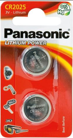 Panasonic battery CR2025/2B | CR-2025L/2BP