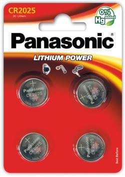 Panasonic battery CR2025/4B | CR-2025EL/4B