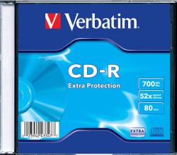 Verbatim CD-R Extra Protection 700MB 52x slim | 023942433477