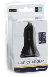 Platinet car charger + cable 3xUSB 5200mA, black (43721)
