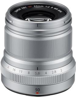 Fujinon XF 50mm f/2 R WR lens, silver | 16536623