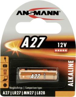 Ansmann alkaline battery A27 12V | 1516-0001