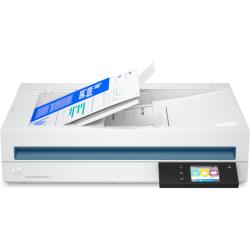 HP ScanJet Pro N4600 fnw1 Scanner - A4 Color 600dpi, Flatbed Scanning, Automatic Document Feeder, Auto-Duplex, OCR/Scan to Text, 40ppm, 10000 pages per day | 20G07A#B19
