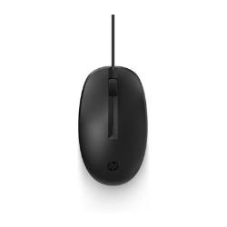 HP 128 USB Wired Laser Mouse, Sanitizable - Black (1 pcs) | 265D9A6-ABB?/SINGLE