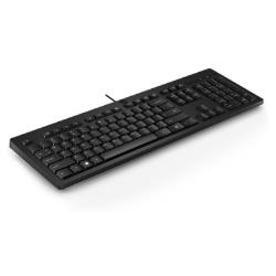 HP 125 USB Wired Keyboard, Sanitizable - Black - EST | 266C9AA#ARK