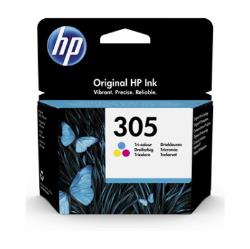 HP 305 Tri-Color Ink Cartridges, 100 pages, for HP DeskJet 2300, 2710, 2720, Plus 4100 | 3YM60AE