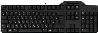 Russian (QWERTY) Dell KB-813 Smartcard Reader USB Keyboard Black