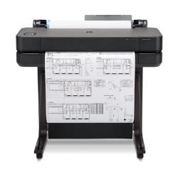 DesignJet T630 Printer/Plotter - 24" Roll/A4,A3,A2,A1 Color Ink, Print, Auto Sheet Feeder, LAN, WiFi, 30 sec/A1 page, 76 A1 prints/hour, with Stand | 5HB09A#B19